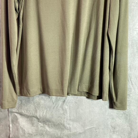 THEORY Men's Wassabi Gaskell NL Animone Milano Crewneck Long Sleeve T-Shirt - Picture 5 of 10